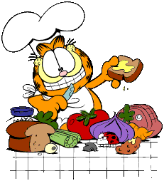 Garfield as a cook