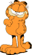 Garfield stands thinking