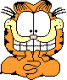 Garfield looks innocent