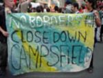 Campsfield protest news