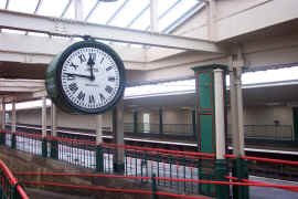 The current Carnforth clock