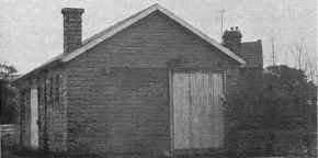 Borwick goods shed. Similar sheds were sited at each station.