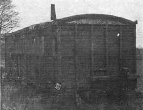 This old coach of undetermined origin served as platelayers hut at Borwick