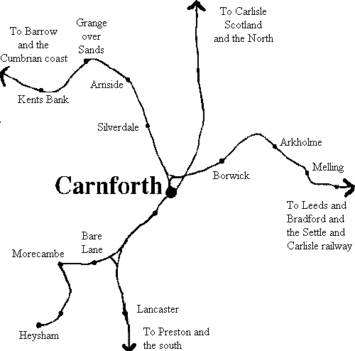 Local Map of Carnforth