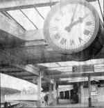 Carnforth station’s famous clock on one of the old platforms which are about to undergo a massive facelift.
