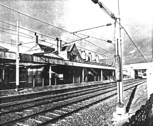 Carnforth Station main line tracks
