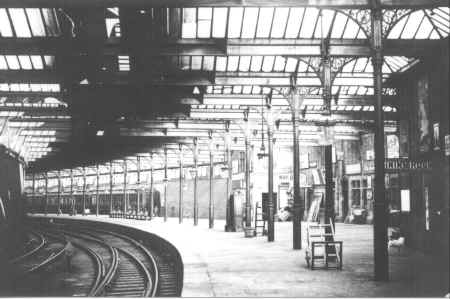 Furness platform and Midland Bay, Carnforth station 1900