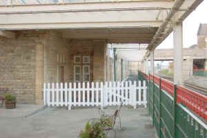 The main line side of the Carnforth Station visitor centre