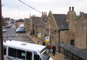 The LNWR railway took over Carnforth from the Lancaster and Carlisle Railway on the 2nd August 1880. This is the LNWR 1880 built buildings, which included the LNWR booking offices.