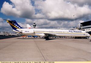 Air Bosna MD81 at Amsterdam Airport