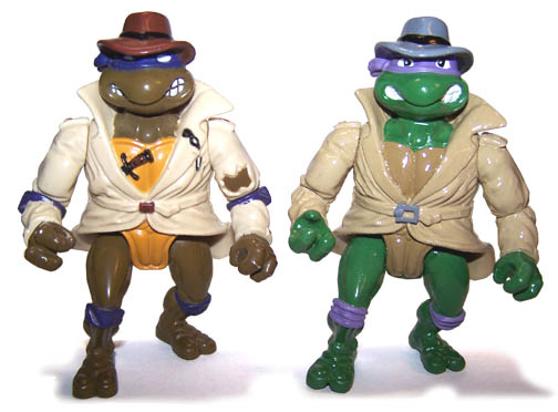 Don, the Undercover Turtle (Left) and Undercover Donatello Kitbash (Right)