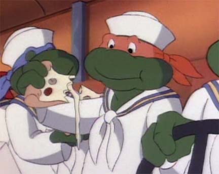 Michaelangelo Chows Down (from "Green With Jealousy")