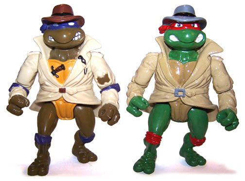 Don, the Undercover Turtle (Left) and Undercover Raphael (Right)