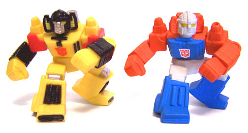 Robot Heroes Sunstreaker (Left) and Cherry Bomb (Right)
