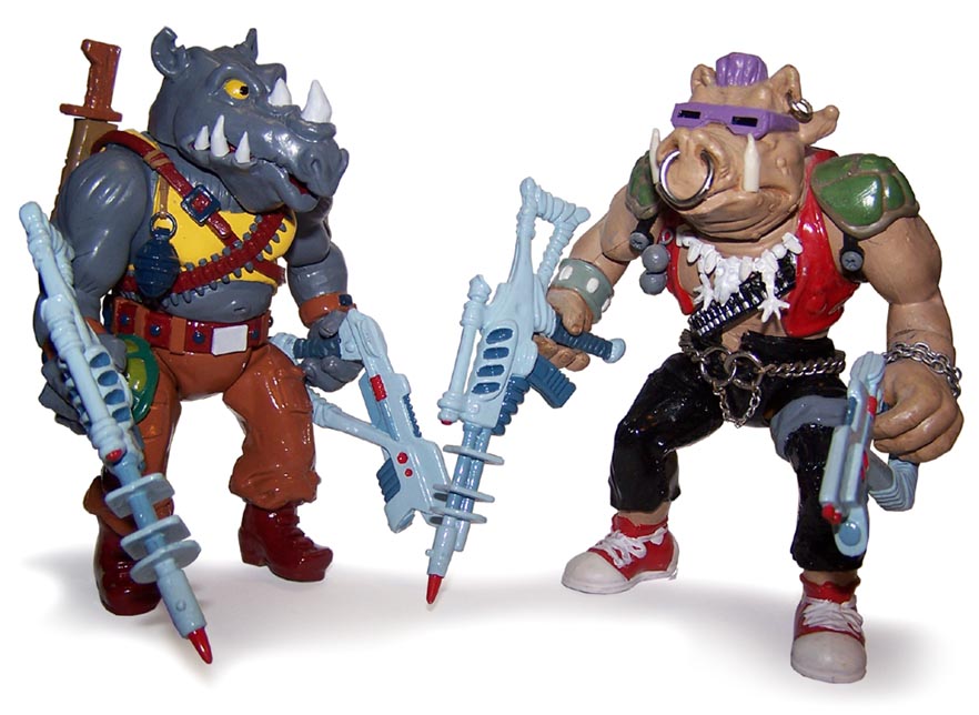 Rocksteady (Left) and Bebop (Right) Kitbashes