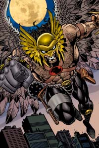 [Theory held that beard stubble and chest hair could sell Hawkman.]