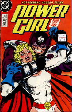 [Power Girl's indifferent title.]