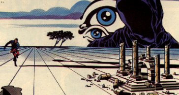 [A characteristic piece of Steranko surrealism.]