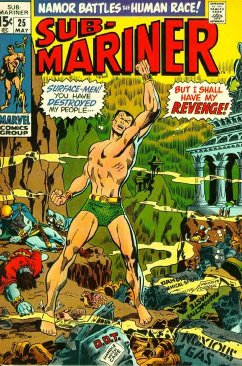 [The prelude to a typical Namor rampage.]