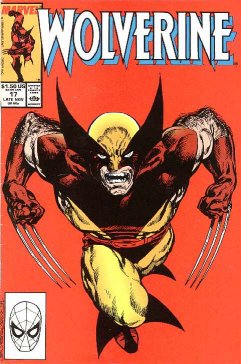 [A classic Wolverine cover from back in the day.]
