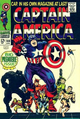 [The return of Captain America to his own title.]