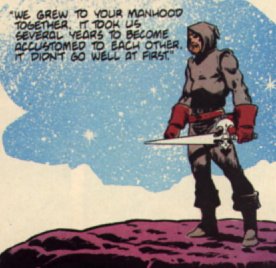 [A later Dreadstar remembers the earlier version.]