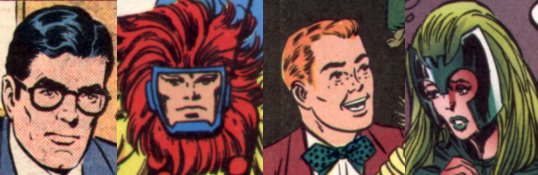 [Some common hair colors in comics rarely, if ever, appear in nature.]