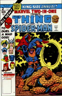 [The Thing and Spider-Man in Marvel Two-in-One.]