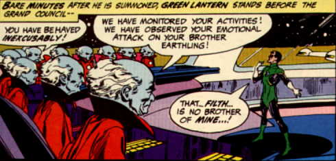 [A specimen of the classic O'Neil-Adams-Giordano Green Lantern/Green Arrow.]
