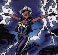[Sixteen years later some fans still want revenge for this unfortunate makeover of Storm.]