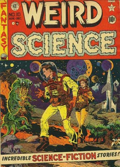 [A great old EC science fiction comic.]