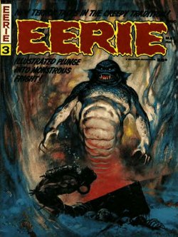 [Though more mature and more graphic, the Warren horror magazines did not live up the the EC model.]