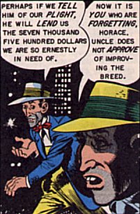 [Jack Davis takes a jab at gangster cliches.]