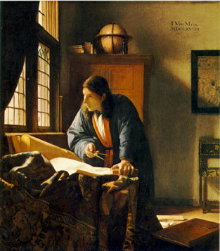 ok, ok, so this isn't me.  It's The Geographer by Johannes Vermeer.  I just think its a great picture and I have wanted to somehow work it into my website for a very long time.