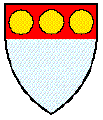 Raufe Russell's CoA circa 1270. 'Raufe' presumably same as either Ralph Russell (my 19th GGF below, left), OR, HIS grandson Ralph (d. 1295)
