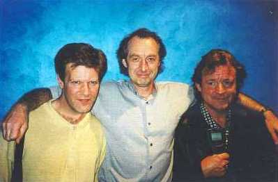 Gary with Anthony and Jack Bruce during the sessions.