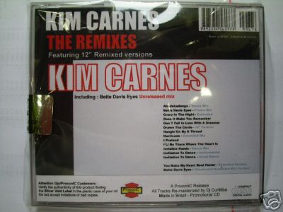 computer recordable disc - bootleg - pirate - the remix collection - Kim Carnes