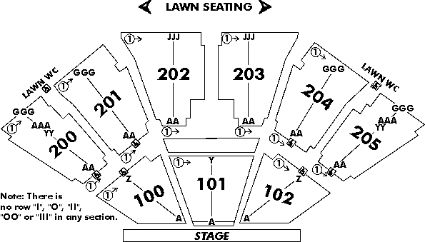 Starplex Seating Chart