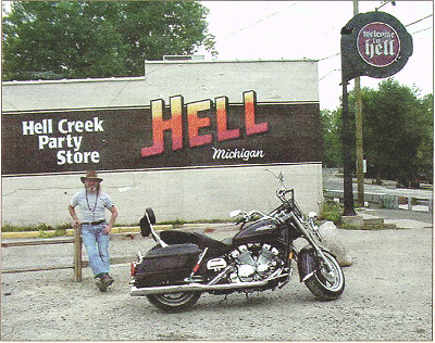 Hell's angels: people in the town are planning to celebrate tomorrow's date - 6.6.06