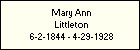 Mary Ann Littleton