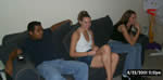 JC, Dusti, and Cori kickin it on the couch...