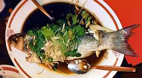 Traditional dish of fish