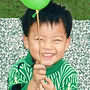 Vietnamese boy in Hanoi Park