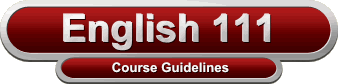 English 111 Course Guidelines