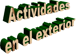 Actividades   en el exterior