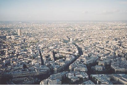 view from Eiffel Tower, Paris