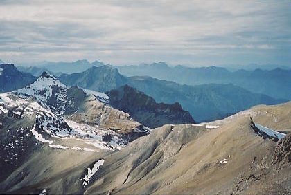 View across the Alps