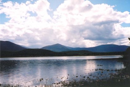 Walking around Loch Morlich