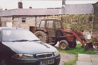 The Old Bakery back yard, Youlgreave* (*randy dog not included)