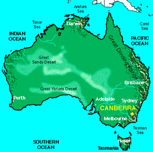 Australia - Click to Enlarge and Information on the Country